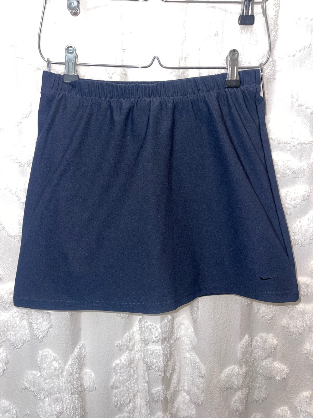 2000s Nike navy blue tennis skirt with built in shorts
